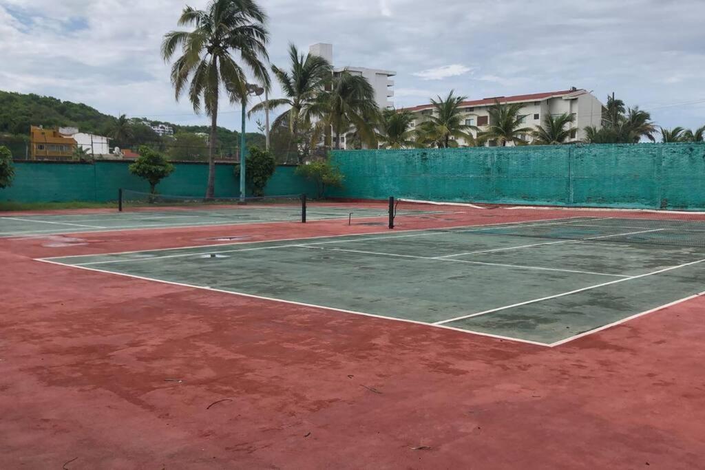 Hermoso Apartamento En Manzanillo Con Alberca Y Cancha De Tenis, Ideal Para Relajarse Y Disfrutar De Una Escapada Tranquila En El Paraiso Tropical Екстериор снимка